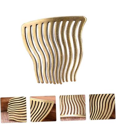 Didiseaon 1pc Hairpin Bride Hair Comb Wedding Headpiece for Bride Handmade Ornaments Hair Pin Combs Vintage Hair Comb Hair Barrettes Wedding Hair Banquet Simple Brass - Buy Online on GoSupps.com