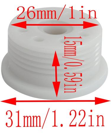 LQ Industrial White Plastic Surfboard Air Vent Plug - SUP Exhaust Valve for Stand-up Paddle Board | Surfing Board Accessory - Buy Online on GoSupps.com