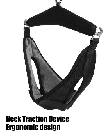 Cervical Neck Traction Device Professional Over The Door Posture Corrector Cervical Traction Device for Neck Stretcher Back Stretcher Neck Pain Arthritis Disc Bulge and Spinal Decompression Warm - Buy Online on GoSupps.com