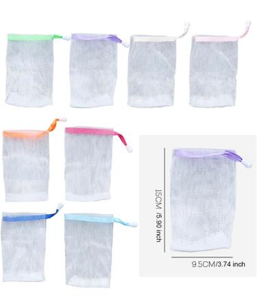  Allayu Gel soap bags facial cleanser mesh bath bubble net hand wash for body foaming delicate household supplies Purple - Buy Online on GoSupps.com