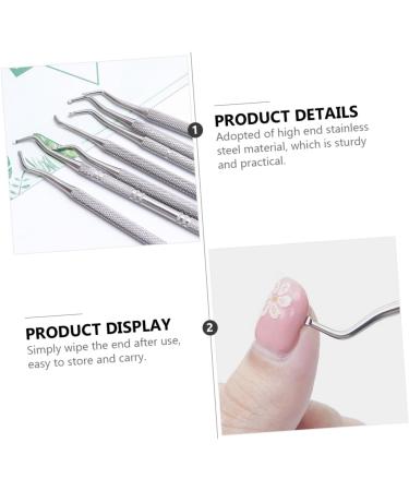 1 Set Manicure tools cuticle trimmer cuticle shaper pusher nail tool cuticle stick cuticle remover pusher manicure nippers pusher cuticle spoon pedicure Stainless steel Exfoliating - Buy Online on GoSupps.com