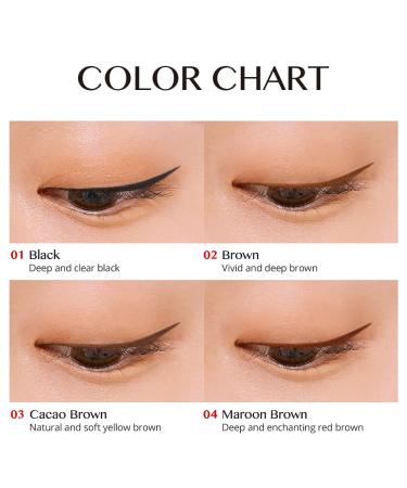 CLIO Waterproof Pen Liquid Eye Liner - Cacao Brown | Long Lasting, Smudge-Resistant, High-Intensity Color - 1 Count - Buy Online on GoSupps.com