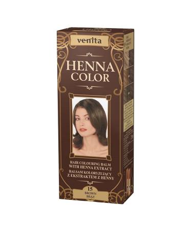 VENITA - Henna Color Balm - 75ml - Bronze - Unisex - 24 Shades Available - Natural and Glossy Finish