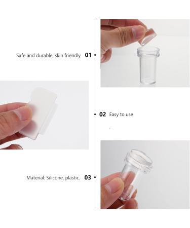 Solustre 4-Piece Nail Stamping Tool Set | Jelly Stamp Image Plates & Scraper for Nail Art - Buy Online on GoSupps.com