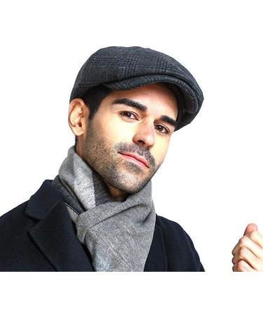 Mens Vintage Newsboy Gatsby Hat | Flat Ivy Cabbie Cap for Driving | Boyfriend Gift - Buy Online on GoSupps.com