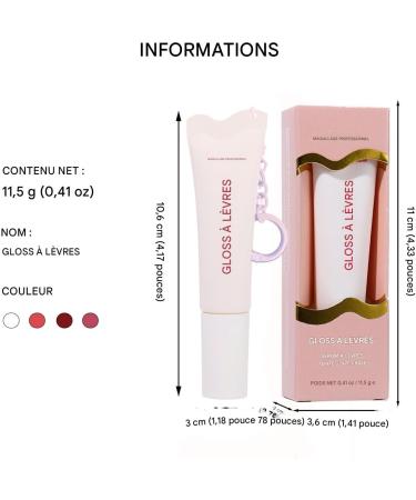  WJnflQN Moisturizing Lip Balm Non-Stick Plumper with Chain Moisturizing and Shiny Lip Butter - For Women and Girls Travel Daily Wear Parties Office Birthdays Holidays Weddings - Buy Online on GoSupps.com