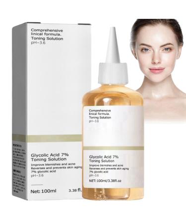 Glycolic Acid 7% Toning Resurfacing Solution Glycolic Acid Toner Hydrating Toning Solution Skincare Exfoliate Toning Solution Glycolic Acid Peel Glycolic Acid 7% Toning Solution Acne Face Toner