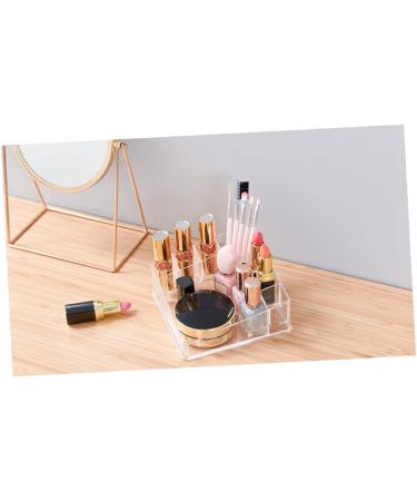 DECHOUS 2pcs Box Lipsticks Powder Eye Blusher for Display Cosmetics Shadow Acrylic Pressed Stand Desktop As Shownx2pcs mediumx2pcs - Buy Online on GoSupps.com