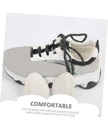 NOLITOY High Heel Cushion Pads - 4 Pairs Breathable Felt Foot Pads & Forefoot Insoles for Ultimate Comfort - Soft White High Heel Inserts - Buy Online on GoSupps.com