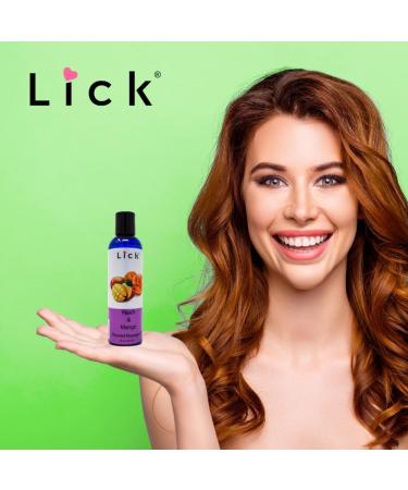 Peaches & Mango Flavored Massage Oil - Vegan Edible & Nourishing with Vitamin E | Relaxing Non-Sticky Full Body Massage Oil for Men & Women - 4 oz - Buy Online on GoSupps.com