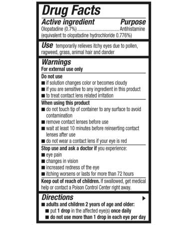 Pataday Extra Strength Relief Eye Drops 2.5ml - Pack of 2 - Fast Allergy Relief - Buy Online on GoSupps.com