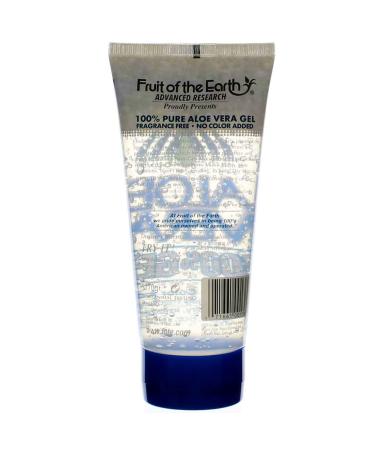 Fruit of the Earth Aloe Vera 100% Gel - 6 oz | Soothing & Hydrating Formula - Buy Online on GoSupps.com