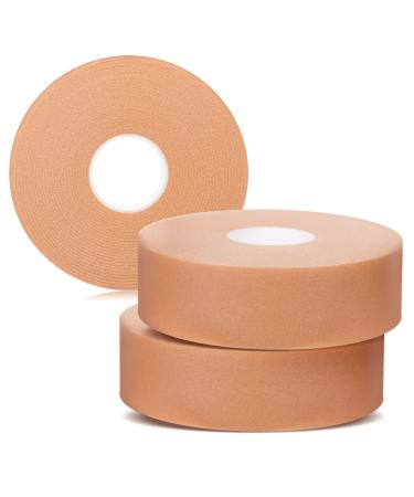 Lunamoon 2 rolls eyelash tape eyelash extension tape eyelash adhesive tape lash tape eyelash tape for eyelash extension (brown)