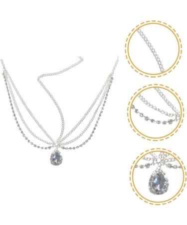 MAGICLULU Crystal Head Chain Head Chain Jewelry for Women Headpieces for Women Head Jewelry for Women Bridal Head Chain Crystal Headpieces Festival Accessories Women Head Chain - Buy Online on GoSupps.com