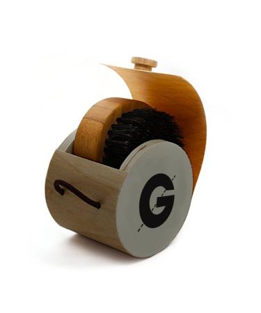 Groomarangs Luxury O Boar Beard Brush - Wild Boar Bristles Grooming Gift for Men - International Shipping - Buy Online on GoSupps.com