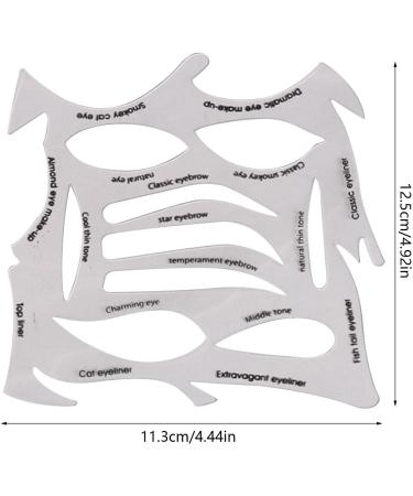 4 Eyeliner Stencil Kit Cat Eyeliner Stencils Sticker | Eyeliner Eyeshadow Stencils Pads Starters Kit Quick Makeup Template Tools for Beginners Fanelod 4 Pcs 01 - Buy Online on GoSupps.com