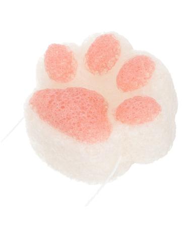 minkissy Baby Facial Cleanser Bathroom Sponge Shower Pouf Bath Sponges for Shower Cat Paw Bath Sponge Shower Puff Bathing Sponge Infant Shower Body Sponge Body Wash Toddler Take a Bath