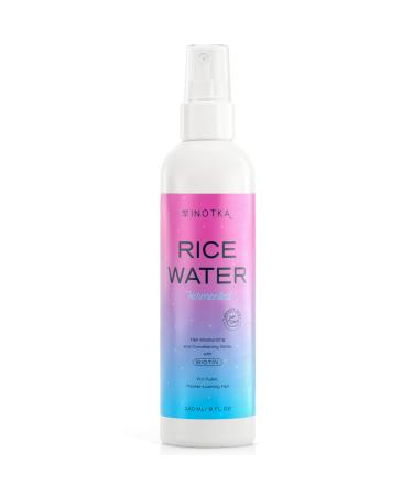 Fermented Rice Water Hair Mist for Hair Growth (8 oz) with Biotin and Lavender for Thicker and Fuller Looking Hair, Conditioning, Moisturizing, pH Balanced
