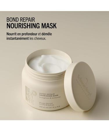 Schwarzkopf Professional BLONDME Bond Repair Nourishing Mask Masque Capillaire R parateur Profond ment Nourrissant Lisser Les Cheveux Poreux Hydratant Et Adoucissant 200 ml - Buy Online on GoSupps.com