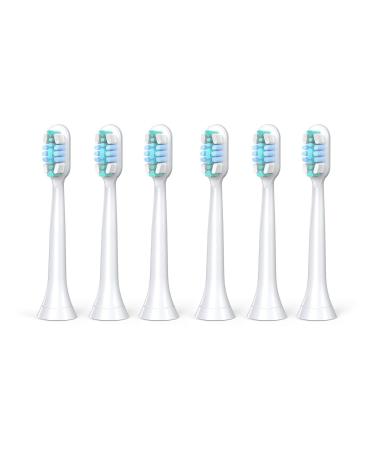 shu Replacement Toothbrush Heads  suitble for All Philips HX3/HX6/HX9 Models  6 Toothbrush Head Replacements. 2