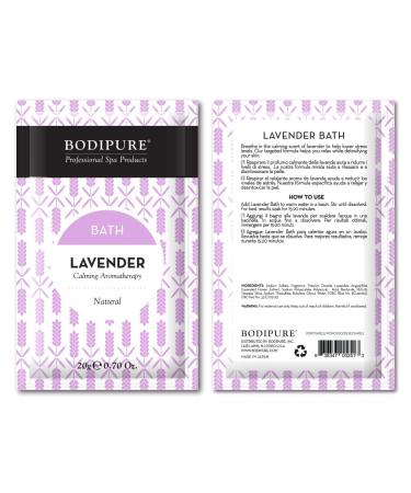 BODIPURE Professional Salon & At-Home Premium 4 Step Lavender Spa Kit Skin Soothing and Moisturizing Pedicure Treatment consists of Bath Scrub Mud & Cream 24 Packs - Buy Online on GoSupps.com