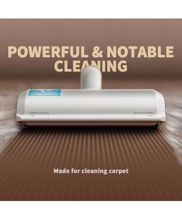 DELOMO Pet Hair Remover Roller - Self-Cleaning Base - Efficient Dog & Cat Fur Removal Tool for Furniture, Couch, Carpet & Car Seat - White - Buy Online on GoSupps.com