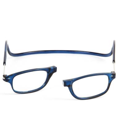 TBOC Blue Reading Glasses +1.00 Diopter - Stylish Foldable Readers for Men & Women - Magnetic Closure - Ideal for Presbyopia - Buy Online on GoSupps.com