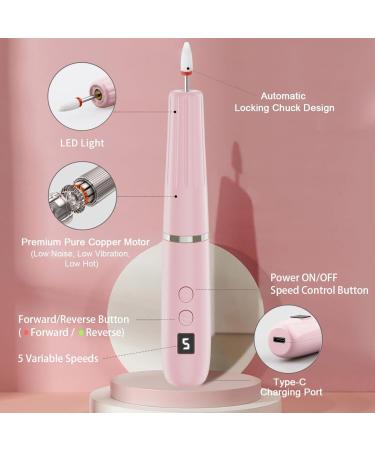 Nail Cutter for Gel Nails Wireless - 12 in 1 Electric Nail File Manicure - 20000 rpm 5 Gear Electric Nail Drill for Natural Nails Acrylic Nails Nail Shapes Removal of Calluses YA03-002 - Buy Online on GoSupps.com