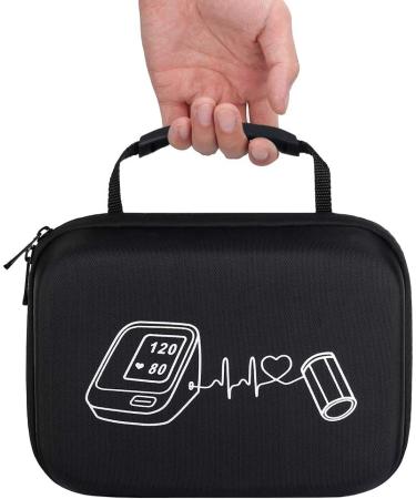 BOVKE Hard Carrying Case for OMRON Blood Pressure Monitor - Black - Buy Online on GoSupps.com