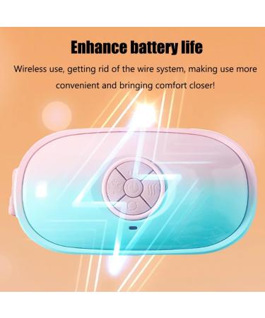 ThyxG Electric Abdominal Massage Device - Portable 3 Heat Levels Adjustable Strength for Belly Legs & Neck - Buy Online on GoSupps.com