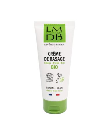 La Maison du Barbier - Razor Cream with Bio -Rizinus oil - Ecocert Cosmos Organic 98.5% ingredients of natural origin 30% from biological agriculture - French production - 100 ml - Buy Online on GoSupps.com