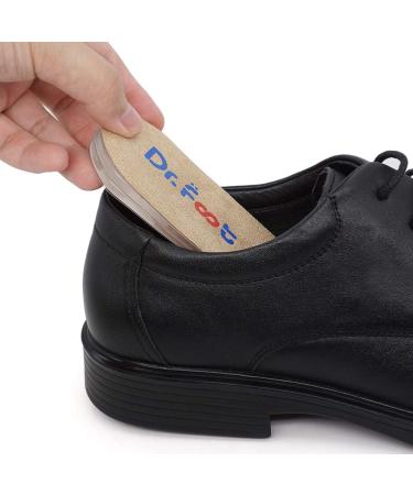 Dr.Foot Adjustable Orthopedic Heel Lift Inserts - Height Increase Insoles for Leg Length Discrepancies Heel Pain Relief & Sports Injuries (Beige 2 Layers - Women s 4.5-9.5 | Men s 6-8.5 - Buy Online on GoSupps.com