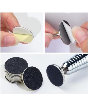 TQUXNGA 15/20/25mm Sanding Paper with Metal Disk Shaft Pedicure Tool Foot Dead Skin Remover Feet Care Salon Manicure Tools Plane 25mm - Buy Online on GoSupps.com