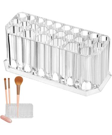 Acrylic Eyeliner Organizer | Clear Lip Liner Eyeliner Organizers and Storage Box - Eyeliner Makeup Holder Organizer with 26 Slots for Home Desk - Buy Online on GoSupps.com