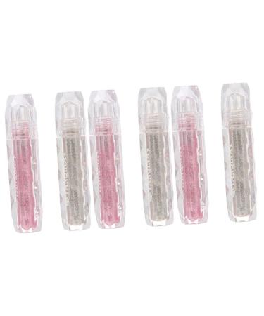 LALAFINA 6 pcs Makeup Natural Professional Highly Liquid Pigmented Shadow Long Eye Cosmetics Effect Cream 1 count (Pack of 1) Pink Silverx3pcs