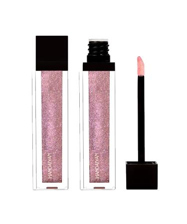 Shimmer Lip Gloss Matte Nude Glitter Lip Tint high pigmented durable waterproof shiny liquid lipstick for women 1 piece a