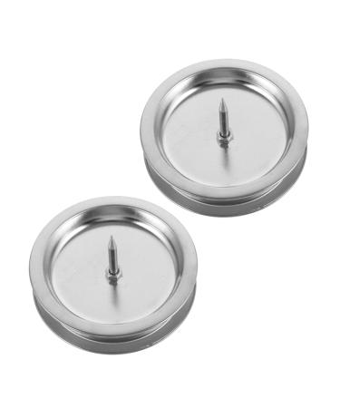 Minkissy 2 pieces Moxibustion stick base moxa fuel stitch moxa stick burner metal moxa stick holder mopa burner base moxa stick fuel stainless steel moxa stick base