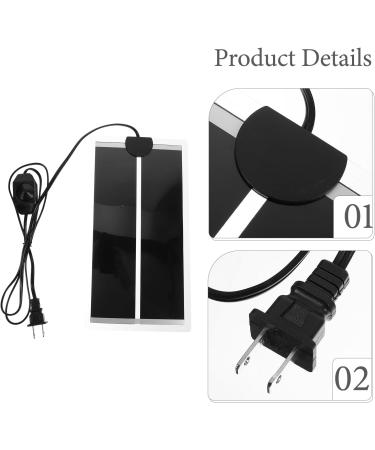 Reptile Heating Pad Adjustable Under Tank Heater Reptile Tank Warmer Mat for Turtle Lizard with US Plug 7W - Buy Online on GoSupps.com