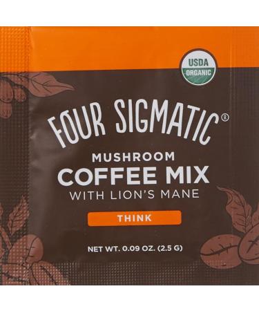 Mushroom Coffee Mix - LIONS MANE AND CHAGA - Medicinal Mushroom Blend - Four Sigmatic - Buy Online on GoSupps.com