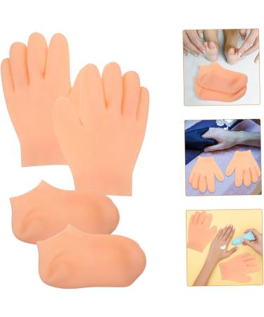 1 Set Beauty Gloves Socks Moisturizing Gloves Waterproof Socks Womens Socks Hand Gloves Moisturizing Overnight Women Moisturizing Socks Sebs Women's Lotion Water Proof - Buy Online on GoSupps.com