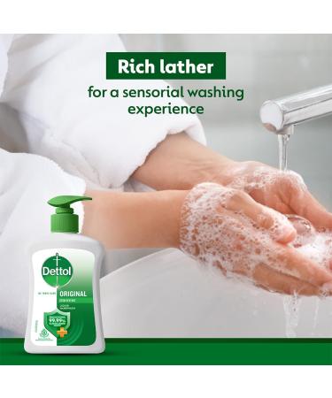 Dettol Liquid Handwash (Original) - 200 ml with Free Dettol Liquid Handwash Refill- 175 ml Original 1 Count (Pack of 1) - Buy Online on GoSupps.com
