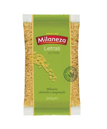 Letras Milaneza Pasta 250 g Pack of 8