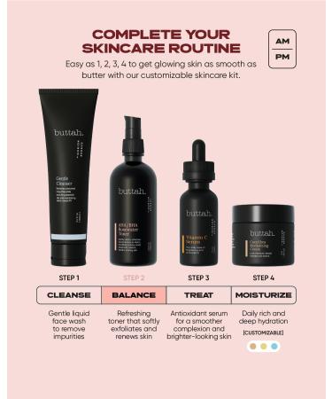 Buttah Skin Rosewater Toner - AHA/BHA Hydrating Rosewater Skincare | Refreshing Black-Owned Beauty Product - Buy Online on GoSupps.com