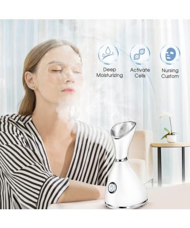 Facial Steamer Face Steamer for Facial Deep Cleaning Home Facial Spa Warm Mist Humidifier Atomizer Sauna Sinuses Unclogs Pores - Blackheads - Spa Quality Gifts for Mothers and spouses22 - Buy Online on GoSupps.com