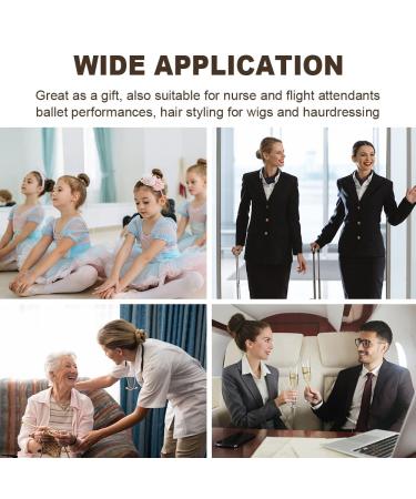 Uraqt 35-Piece Invisible Elastic Hair Networks - Premium Nylon Hair Buns for Women & Girls Ideal for Ballet & Dance - Buy Online on GoSupps.com