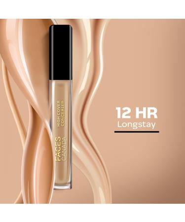 High Cover Concealer - Walnut Spice 05 4ml | High Coverage Liquid Concealer | Blends Easily | Natural Finish | Covers Spots Blemishes & Dark Circles | With Shea Butter - Buy Online on GoSupps.com