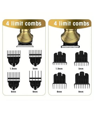 6-in-1 Hair Clippers & Trimmer Kit for Men - Professional Grooming Mustache & Nose Hair Shaving - International Shipping Available - Buy Online on GoSupps.com