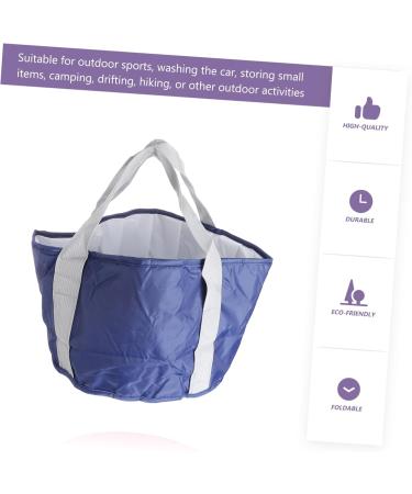 WOFASHPURET 1pc Foldable Footbath Bucket for Collapsible wash bin Folding Water Container Foot Soaking Basin Laundry Buckets Home Foot Spa Tub Foot spa Basin Household Storage Bags Travel peva 30x20cm - Buy Online on GoSupps.com