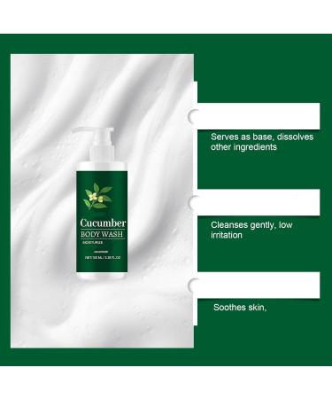 Gel douche au concombre - Gel douche hydratant et hydratant naturel pour les peaux sensibles apaise tous les types de peau doux et doux sans r sidu collant Rafra chissant non irritant (4PCS) - Buy Online on GoSupps.com