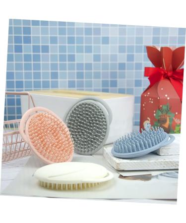 Healvian Silicone Shower Brush Set for Babies and Kids - Baby Bath Brush, Newborn Shampoo Brush, Face Scrubber, and Body Scrubbers - Buy Online on GoSupps.com